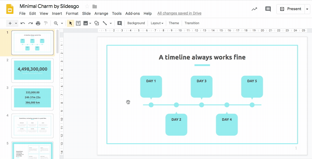 How To Make A Interactive Timeline On Google Slides