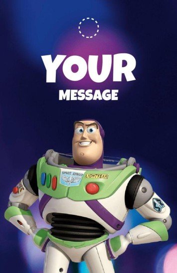 Étiquette de cadeau d'anniversaire Toy Story Modèles de présentation