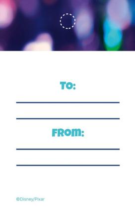 Étiquette de cadeau d'anniversaire Toy Story Modèles de présentation