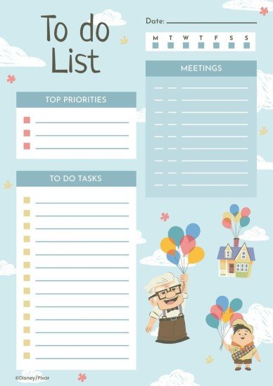 Modelo de apresentação Lista de tarefas de Up