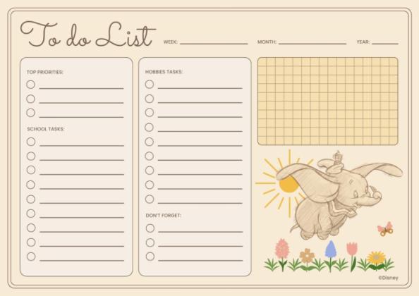 Plantilla de presentación Lista de Dumbo