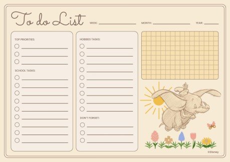 Plantilla de presentación Lista de Dumbo