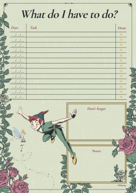 Liste de tâches Peter Pan Modèles de présentation