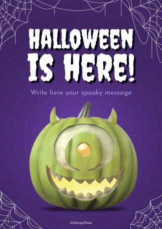 Carte d’Halloween Monstres Modèles de présentation