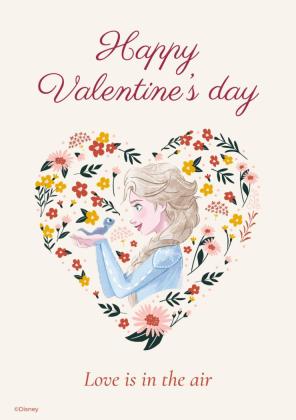 Plantilla de presentación Tarjeta de San Valentín de Elsa