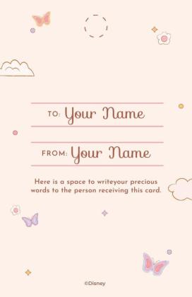 Disney Princess Thank You Gift Tag presentation template 