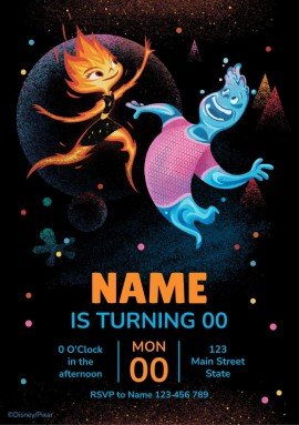 Modelo de apresentação Convite de Elementos