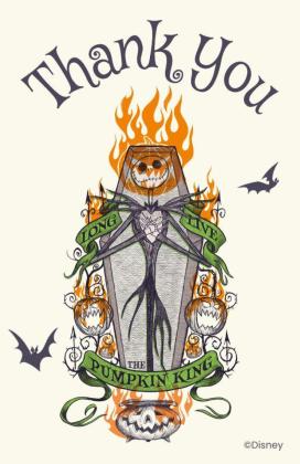 Modelo de apresentação O Estranho Mundo de Jack Etiqueta de presente