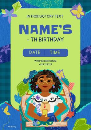 Colorful Encanto Invitation presentation template 