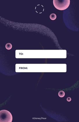 Plantilla de presentación Etiqueta de regalo de Vergüenza de Del revés 2