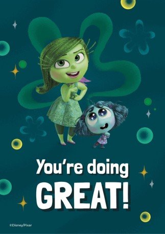 인사이드 아웃 2 격려 카드 프레젠테이션 템플릿