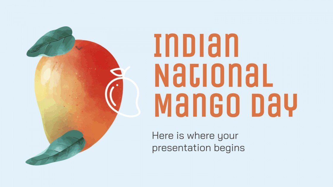 Indian National Mango Day Google Slides & PPT template