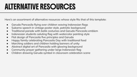 Journée Pancasila Modèles de présentation