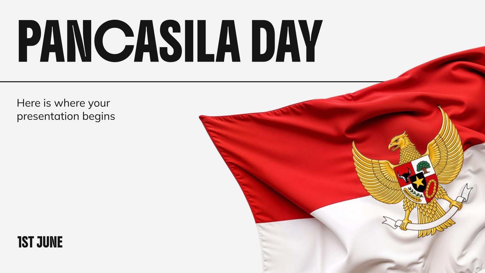 Pancasila Day presentation template 