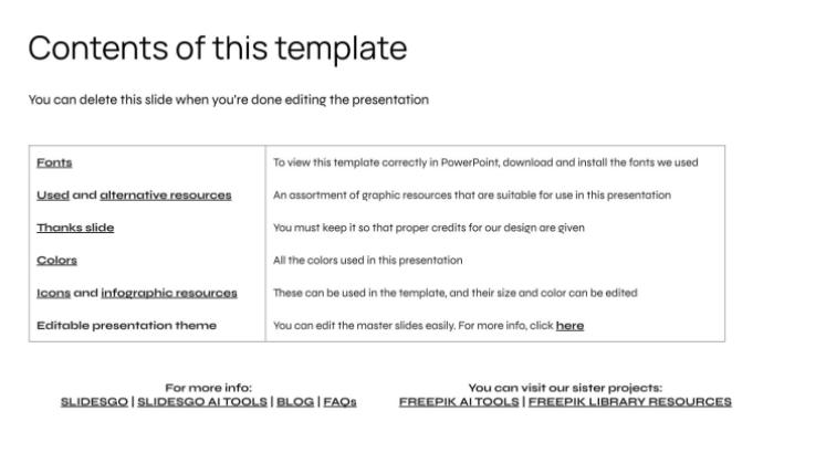 Design Thinking Style presentation template 