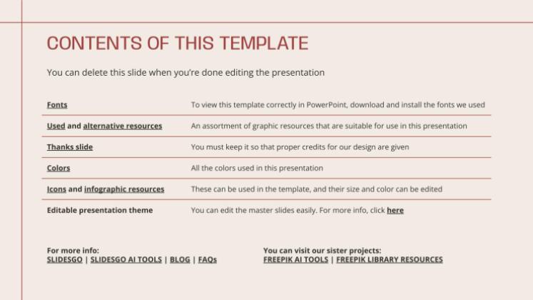 Minimalist Aesthetic presentation template 