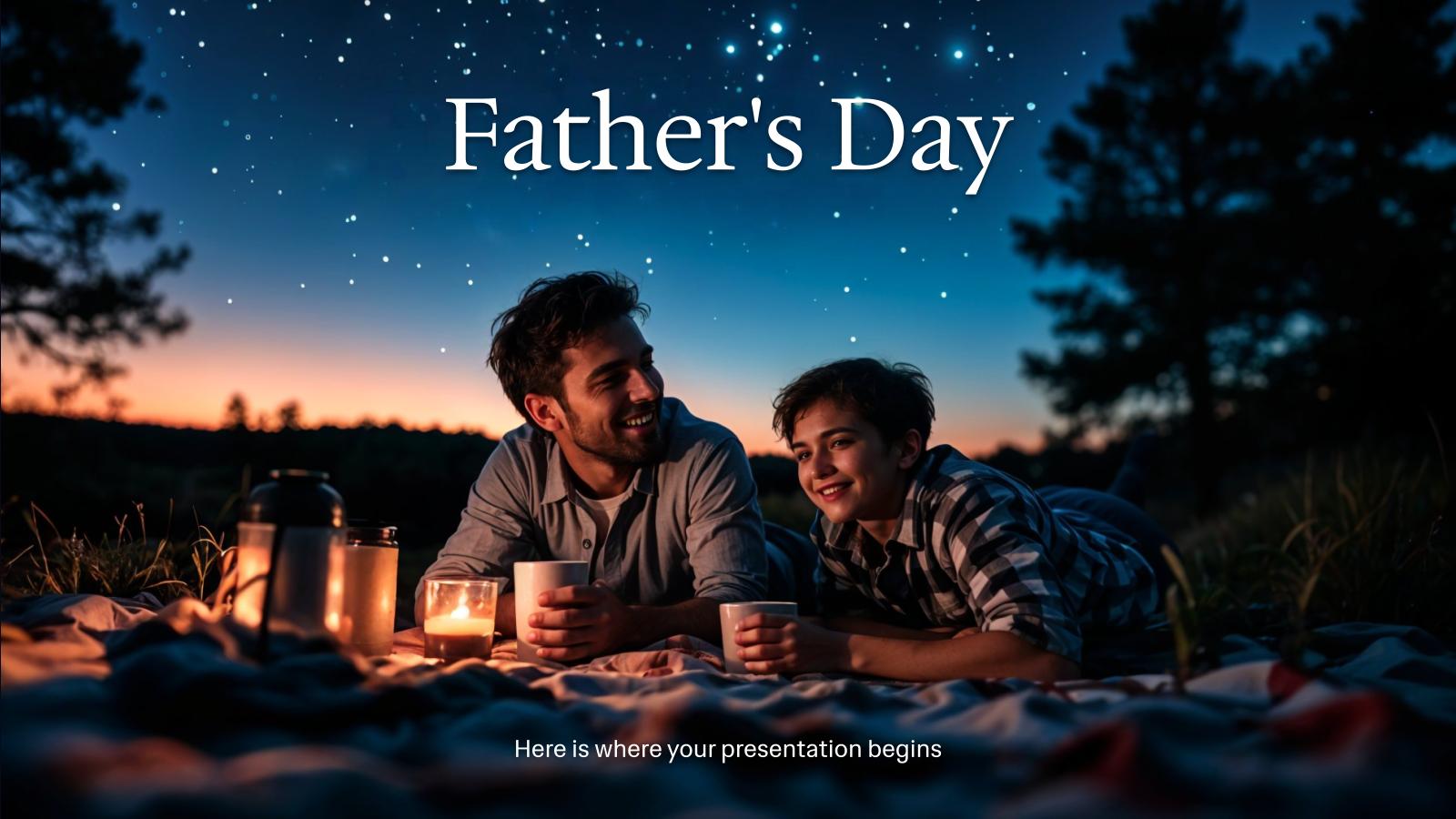 Vatertag Präsentationsvorlage