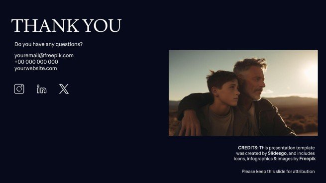 Father's Day presentation template 