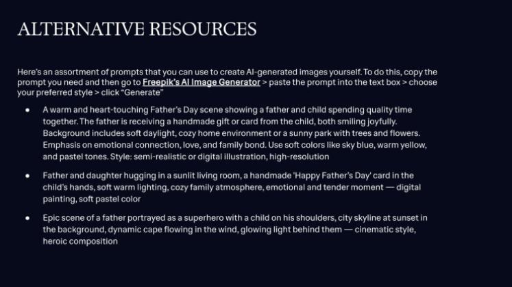 Father's Day presentation template 