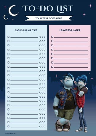 Plantilla de presentación Lista de tareas de Onward