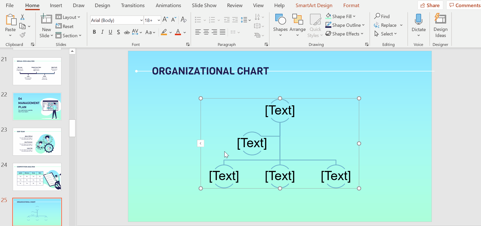 How To Make Custom Org Chart In Powerpoint