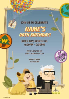 업 생일 파티 초대장 프레젠테이션 템플릿