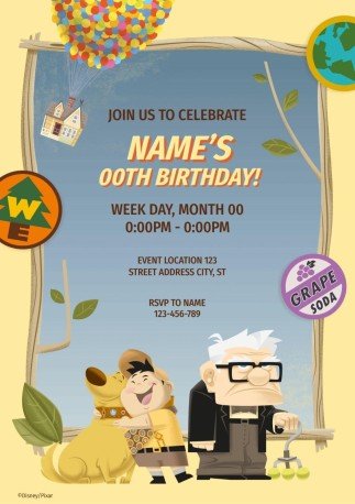 업 생일 파티 초대장 프레젠테이션 템플릿