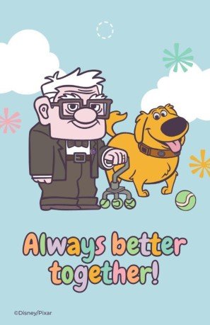 Étiquette-cadeau Là-haut Modèles de présentation