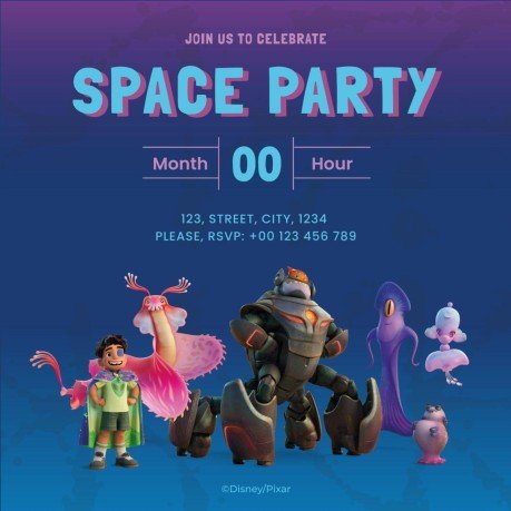 Elio Party-Einladung Präsentationsvorlage