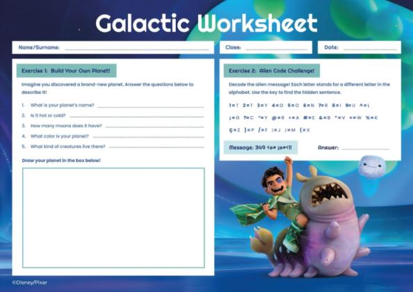Elio Worksheet presentation template 