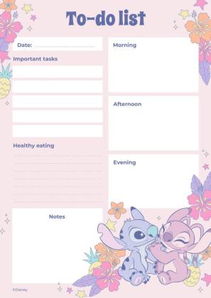 스티치 할 일 목록 프레젠테이션 템플릿