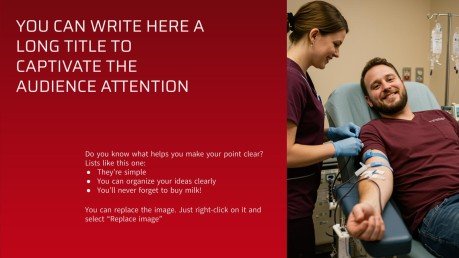 Plantilla de presentación Día Mundial del Donante de Sangre