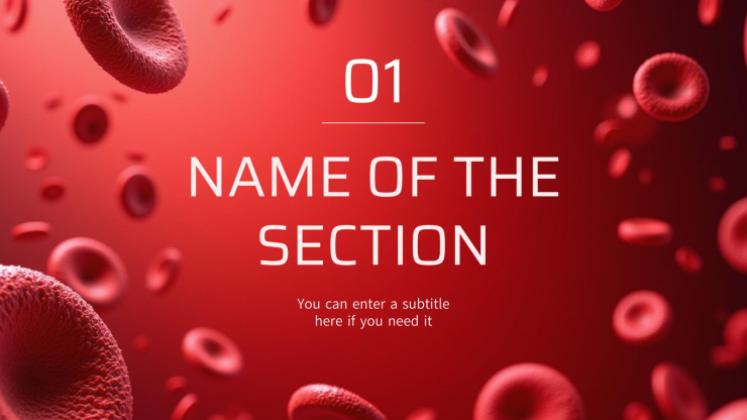 Plantilla de presentación Día Mundial del Donante de Sangre