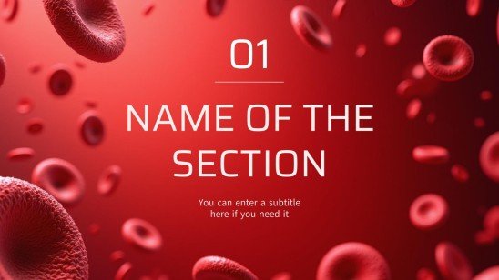 Plantilla de presentación Día Mundial del Donante de Sangre