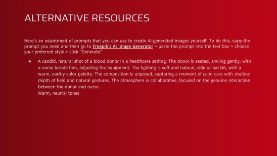 Plantilla de presentación Día Mundial del Donante de Sangre