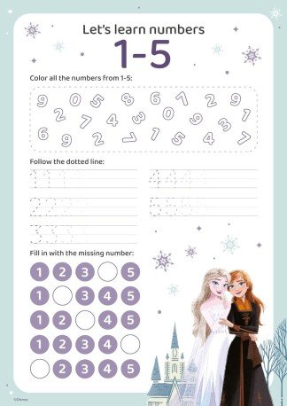 Fiche maternelle La Reine des neiges Modèles de présentation