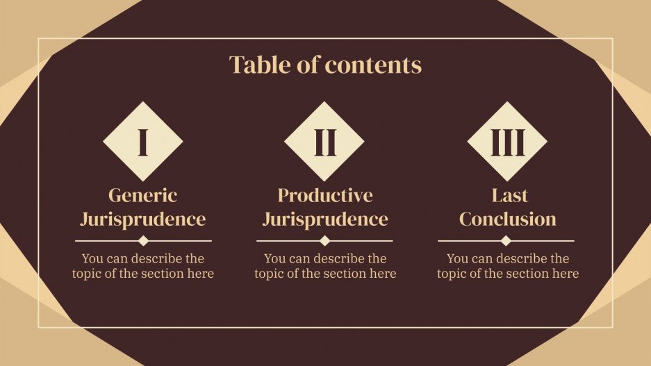 Master of Jurisprudence Google Slides & PowerPoint template