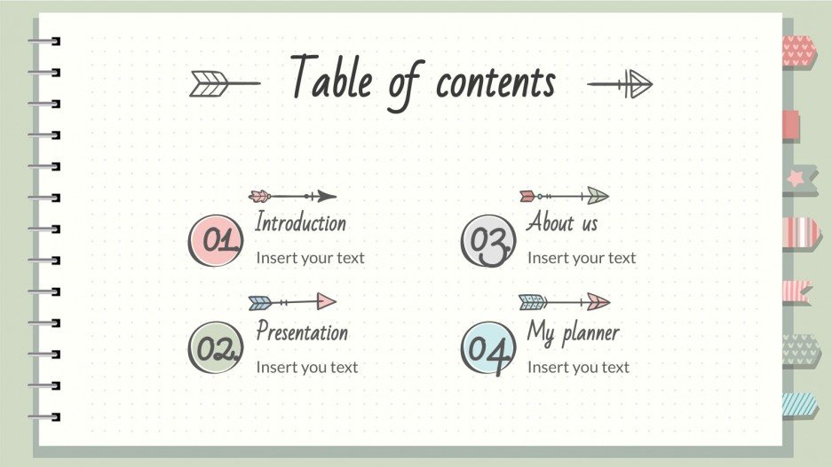 Linear Doodles Sketchbook Google Slides & PowerPoint