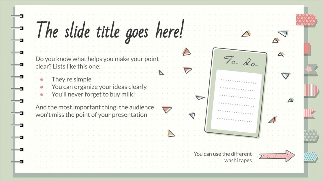 Linear Doodles Sketchbook Google Slides & PowerPoint