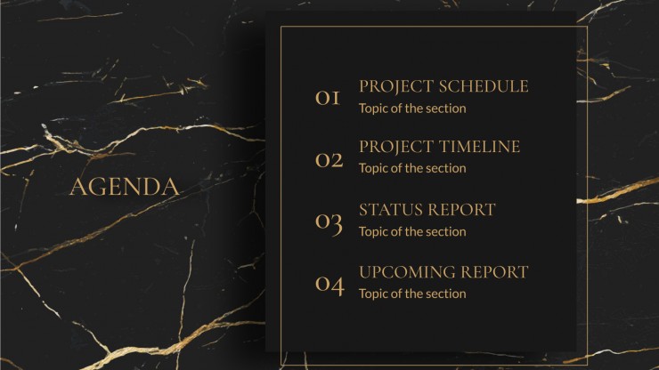New Year Goals presentation template