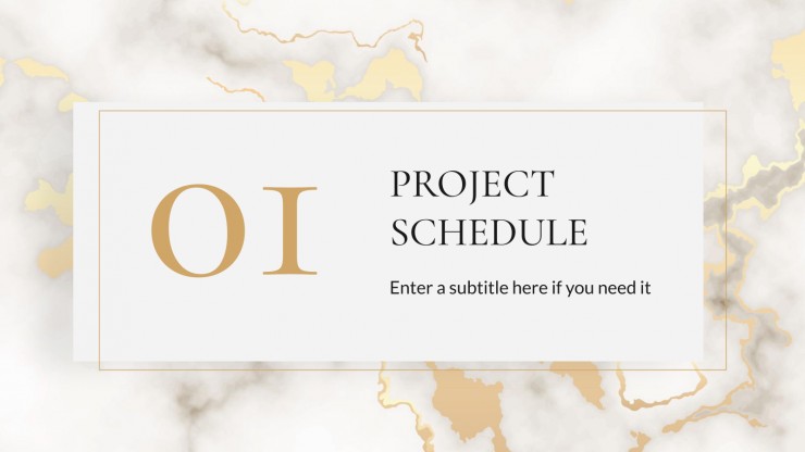 New Year Goals presentation template