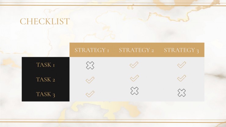 New Year Goals presentation template