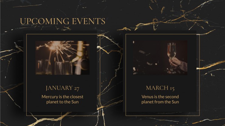 New Year Goals presentation template