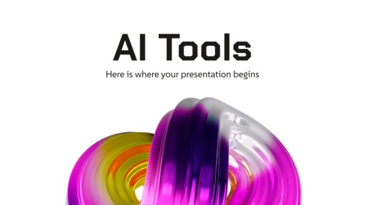 AI 도구 프레젠테이션 템플릿