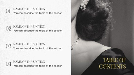 Modelo de apresentação Velha Hollywood