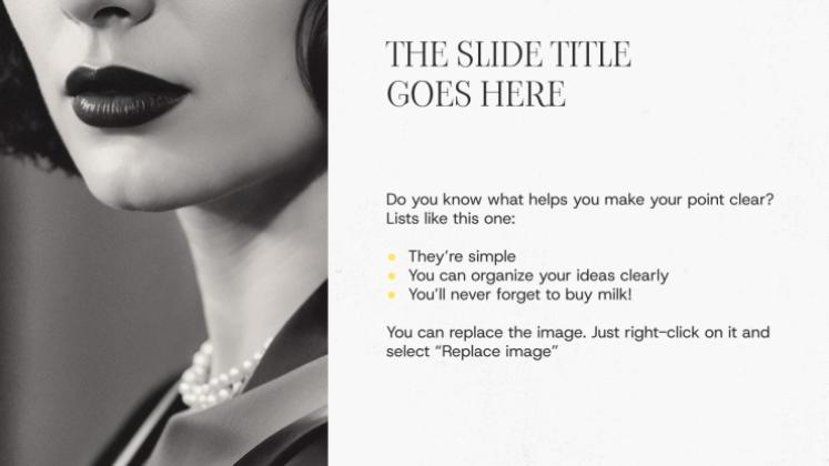 Modelo de apresentação Velha Hollywood