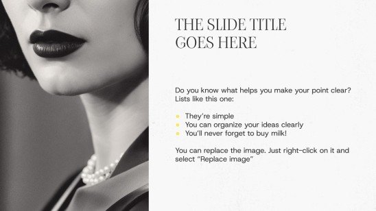 Modelo de apresentação Velha Hollywood