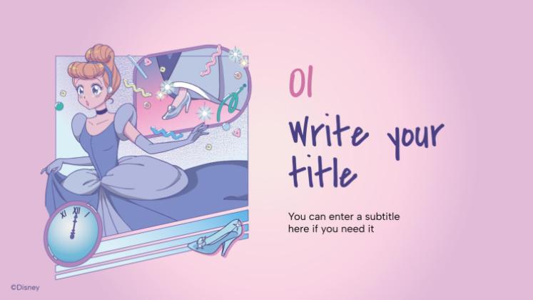 Plantilla de presentación Érase una vez una princesa