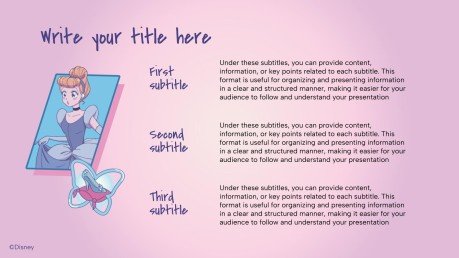 Plantilla de presentación Érase una vez una princesa