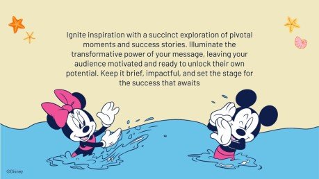 Micky Maus und Freunde Sommer Präsentationsvorlage